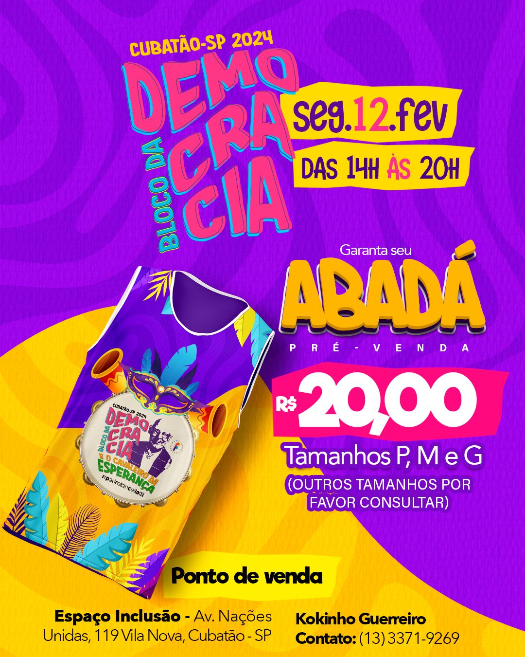 PT Cubatão no Carnaval 2024