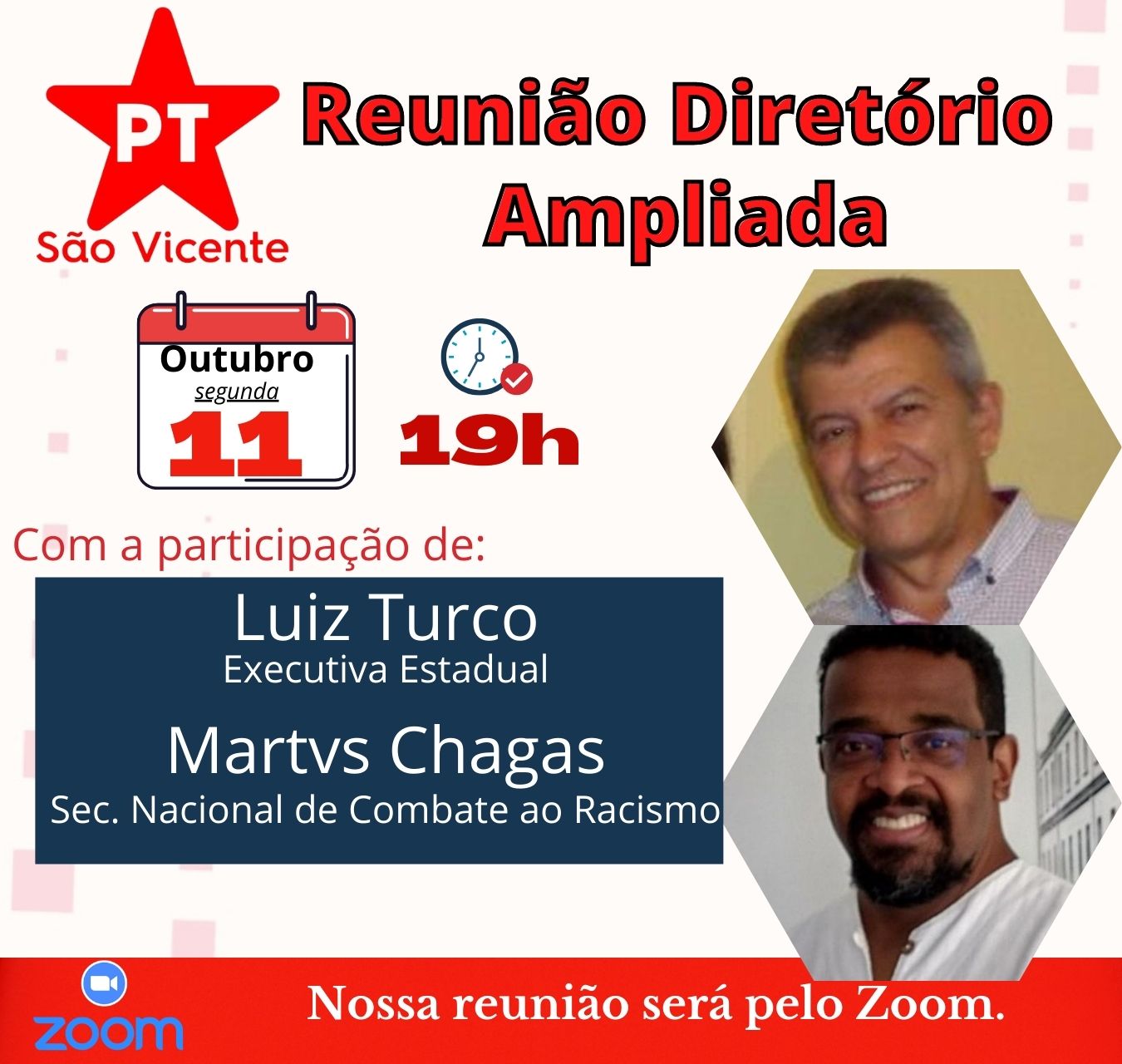 PT SÃO VICENTE - Reunião do Diretório Municipal
