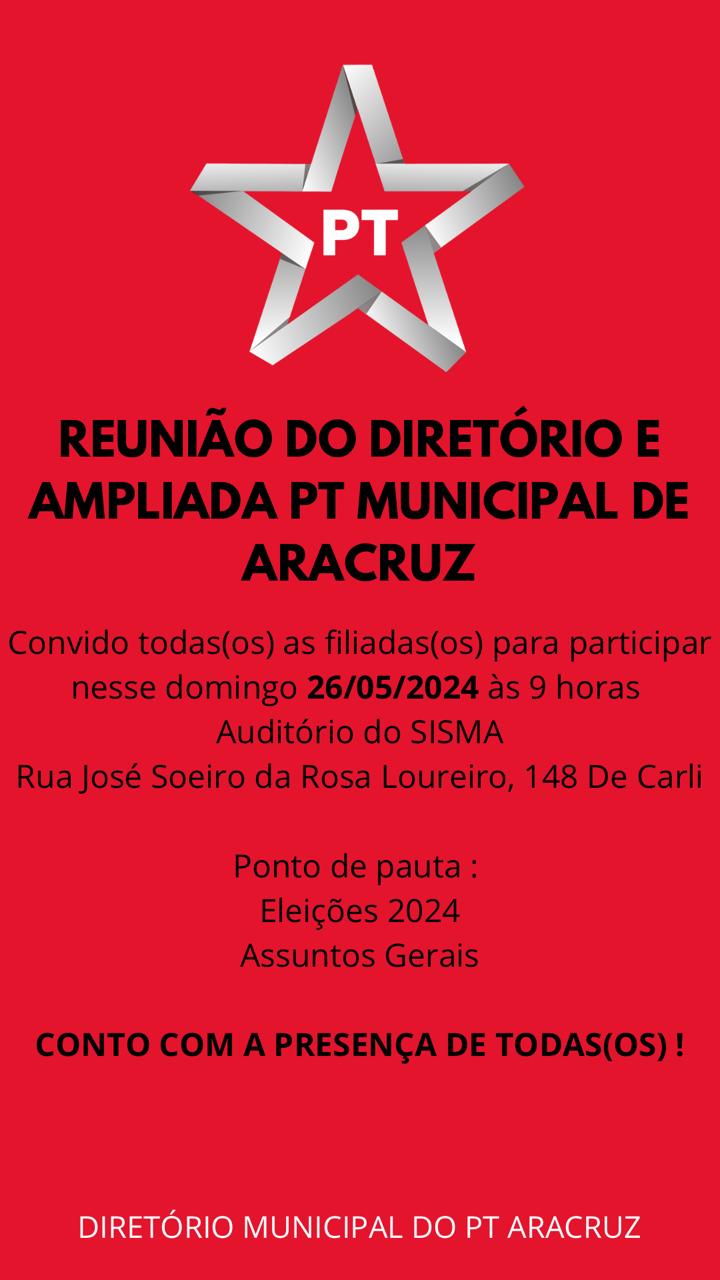 Reunião Diretório Ampliada