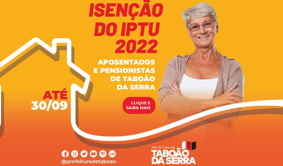 ISENÇÃO DE IPTU PARA APOSENTADOS E PENSIONISTAS