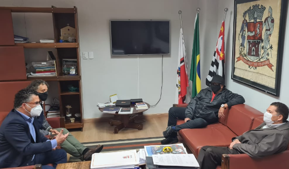 VISITA DO DEPUTADO FEDERAL ALENCAR SANTANA EM JACAREÍ