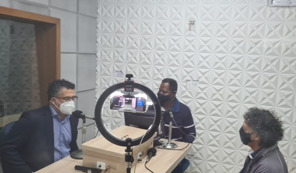 VISITA DO DEPUTADO FEDERAL ALENCAR SANTANA EM JACAREÍ