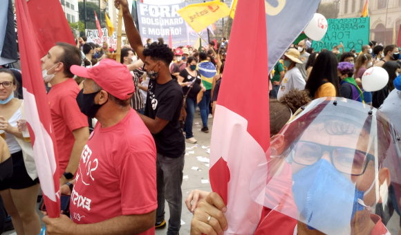 PT JACAREÍ PARTICIPA DO ATO DIA 07 DE SETEMBRO NO ANHANGABAÚ PELO FORA BOLSONARO NO DIA DA INDEPENDÊNCIA