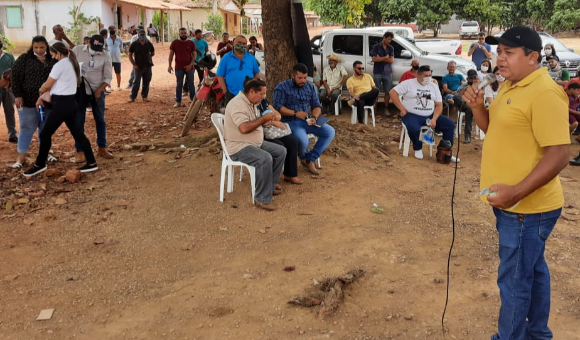 Ação Itinerante no assentamento Conquista da Lagoa