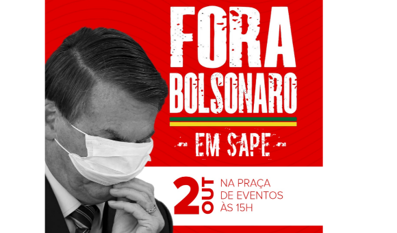 Campanha fora Bolsonaro em Sapé