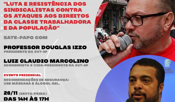 Sindicato dos Bancários de Taubaté recebe diretoria da CUT para discutir direitos trabalhistas
