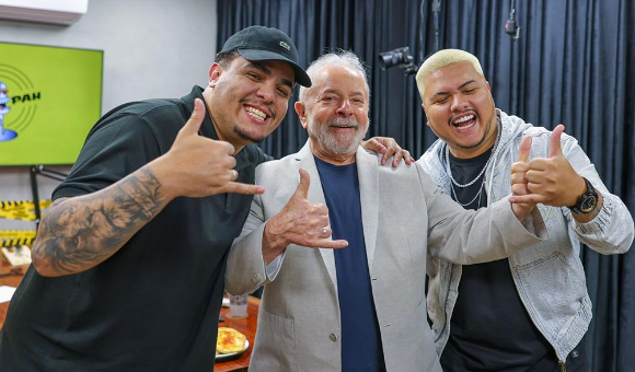 LULA ENCANTA JUVENTUDE PERIFÉRICA NO MAIOR PODCAST DO PAÍS