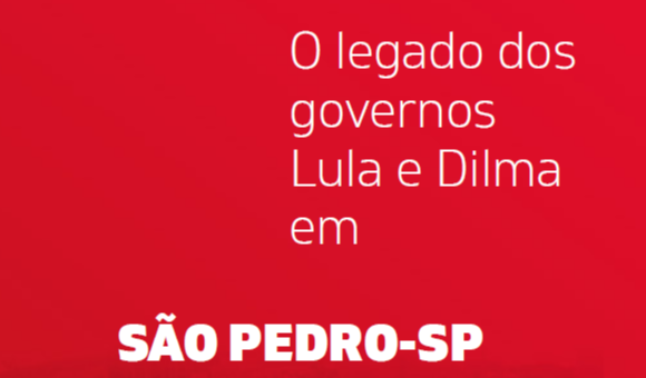 Realizações do PT para São Pedro
