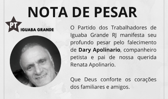 NOTA DE PESAR