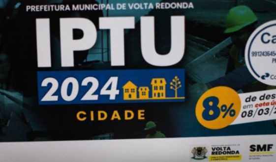 IPTU Volta Redonda 2024