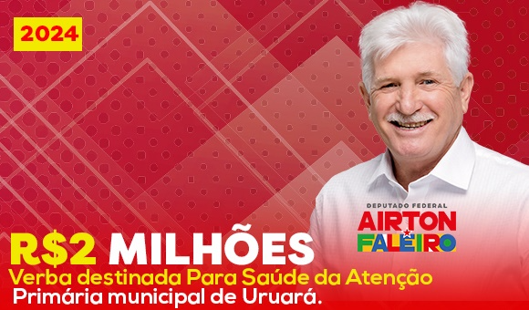 Deputado Airton Faleiro destina  emenda de R$2 milhões para Saúde de Uruará.