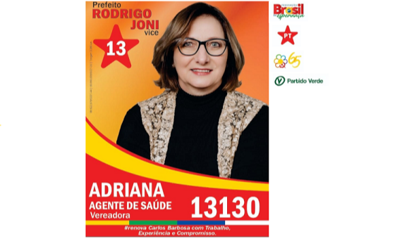 Candidata a vereadora pelo PT