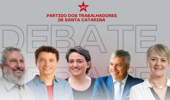 PT-SC promove nesta quarta-feira (02) último debate do PED 2025 com candidatos à presidência