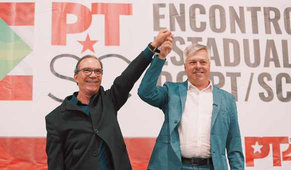 Fabiano da Luz assume presidência do PT-SC em encontro que reuniu mais de 600 pessoas em Lages