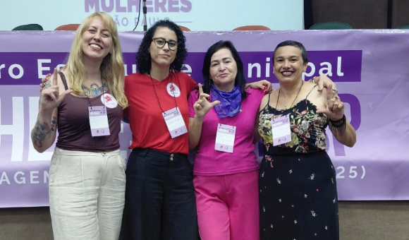 Encontro Estadual de mulheres do PT em São Paulo reúne lutadoras contra o feminicídio e pela reeleição de Lula