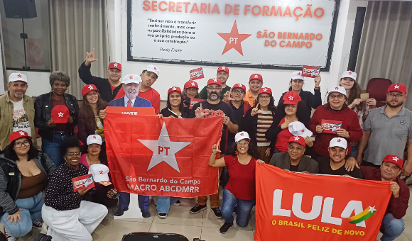 Direção do PT-SBC define agenda para fortalecer organização partidária