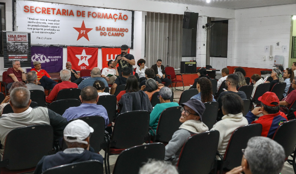 Plenária do PT mobiliza militância em São Bernardo
